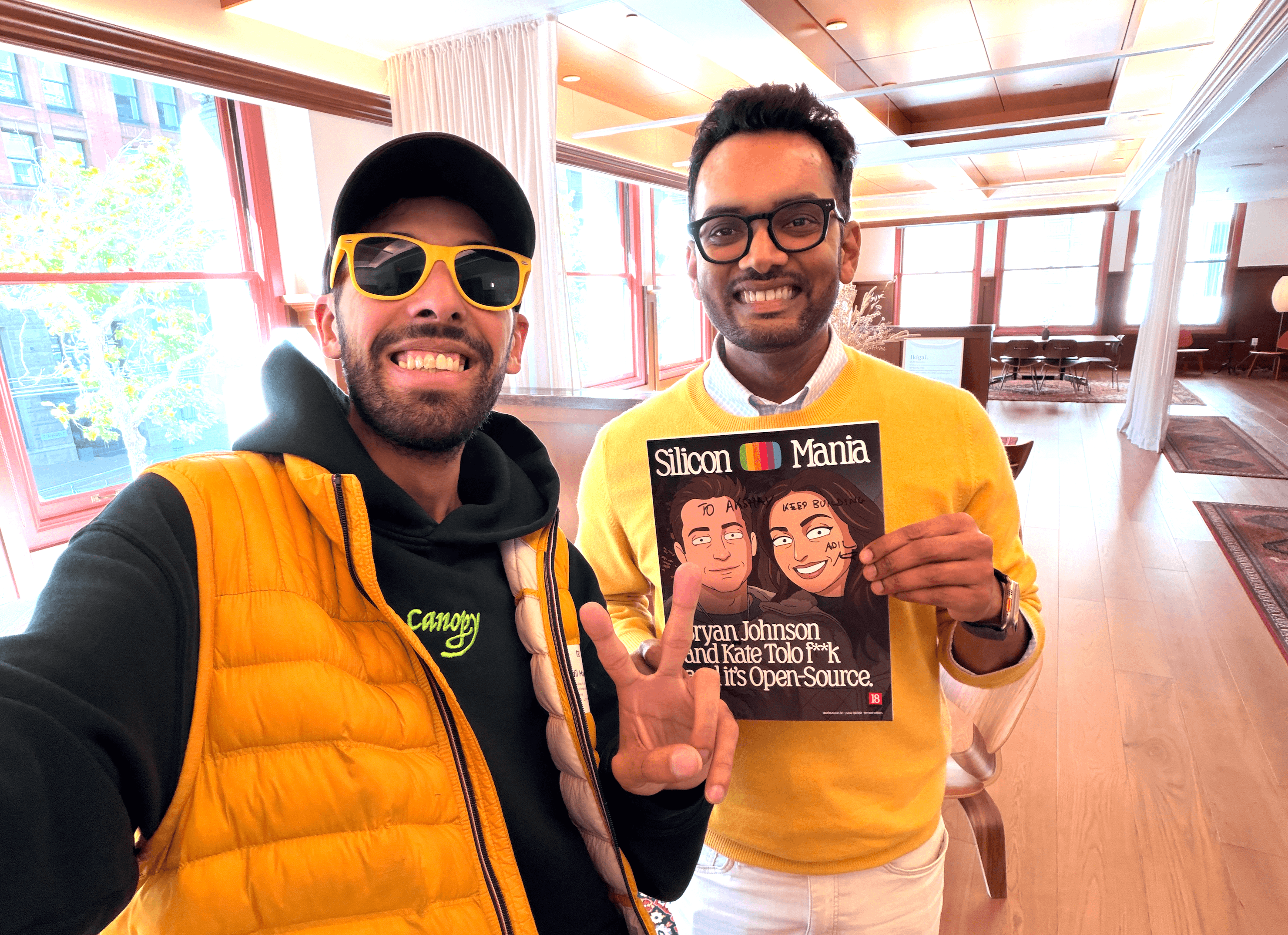 adil mania with akshay kothari